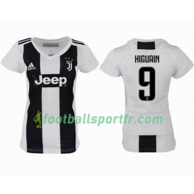 Tenue Juventus HIGUAIN 9 Féminine Domicile 2018-2019 Maillot de Foot